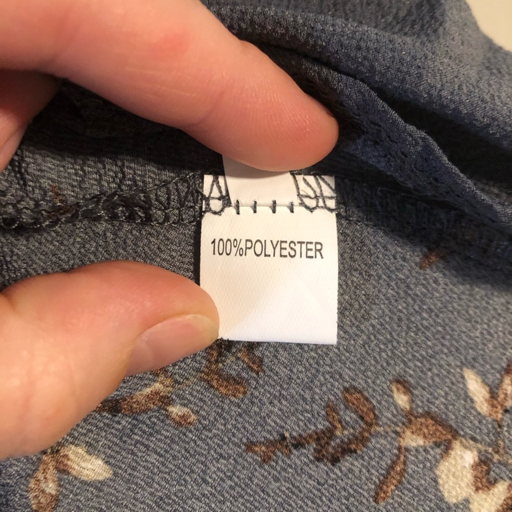 NWOT Slimming Floral Long Wrap Around Skirt - Picture 15 of 16